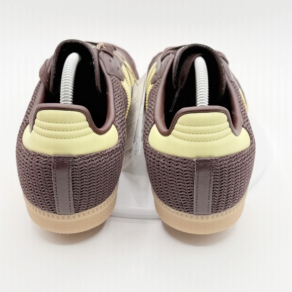 Adidas Samba OG W Knit Pack Womens Size 11 Shadow Brown/Yellow/Gum Size JR8167 - Picture 8 of 9